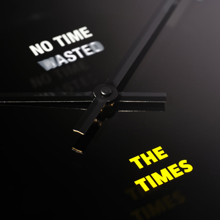 No Time Wasted Clock - Projects Watches