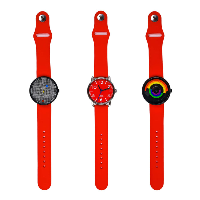 Red Silicone Band | 20mm - Projects Watches