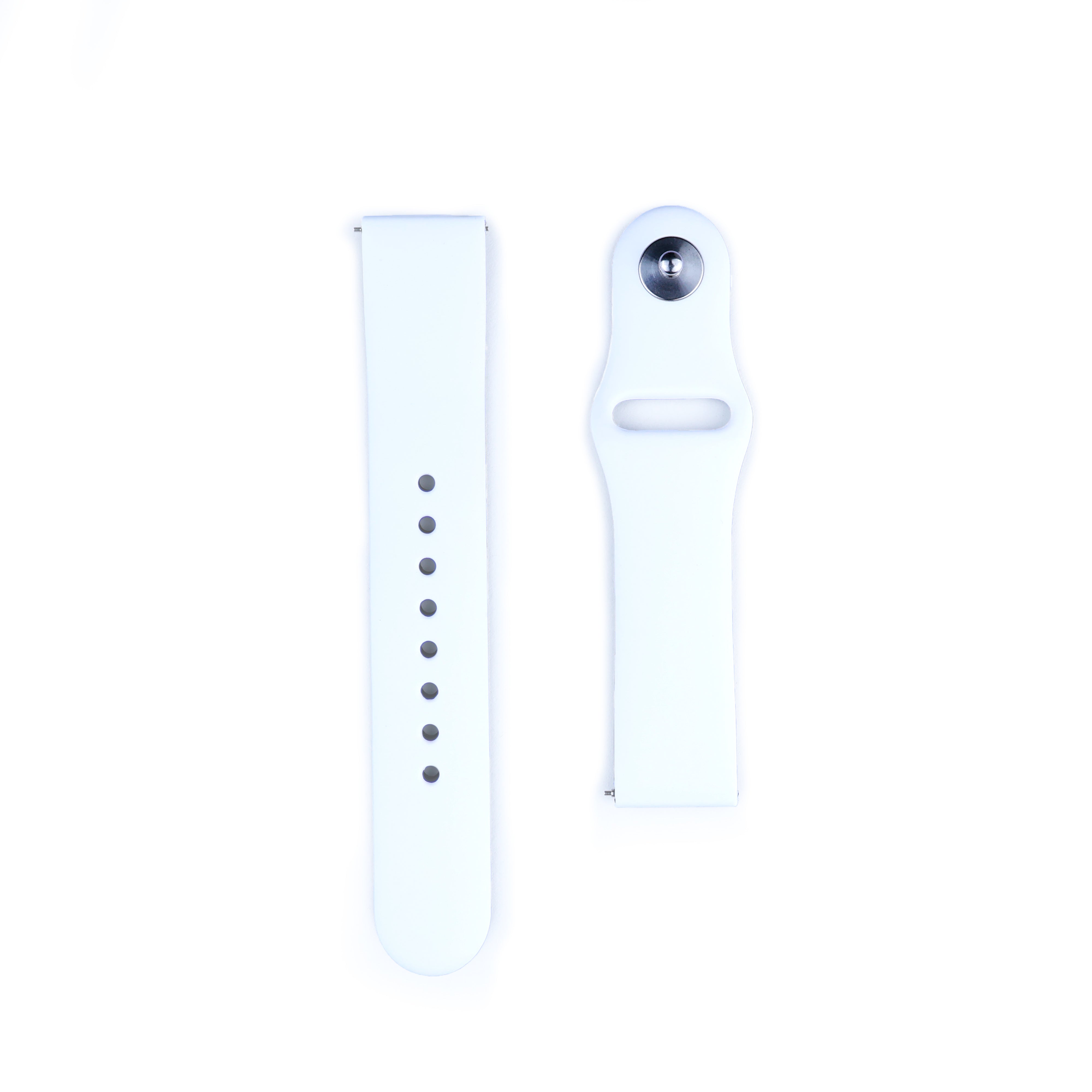 White Silicone Band | 20mm - Projects Watches