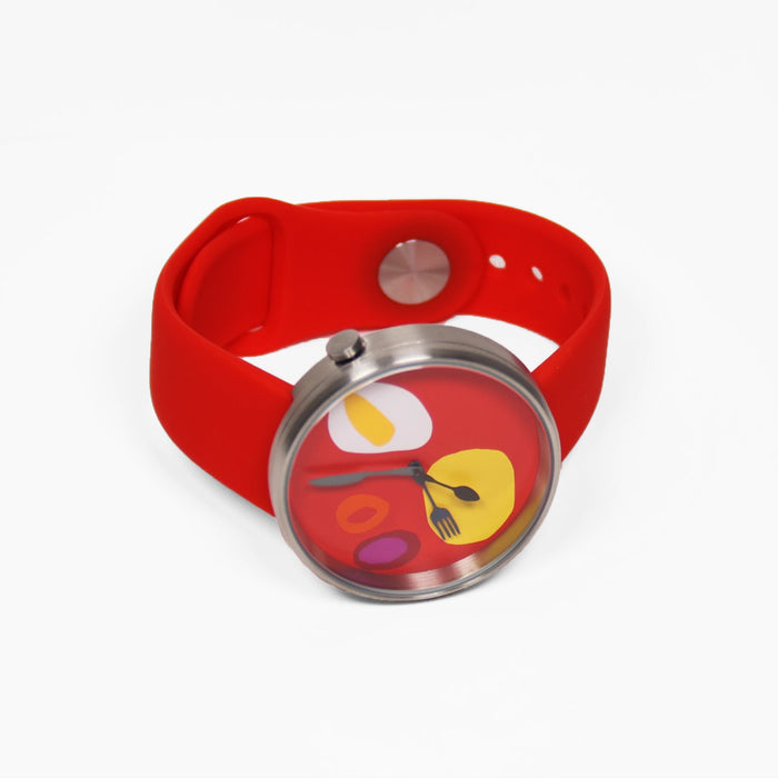 20mm Red Silicone Band - Projects Watches