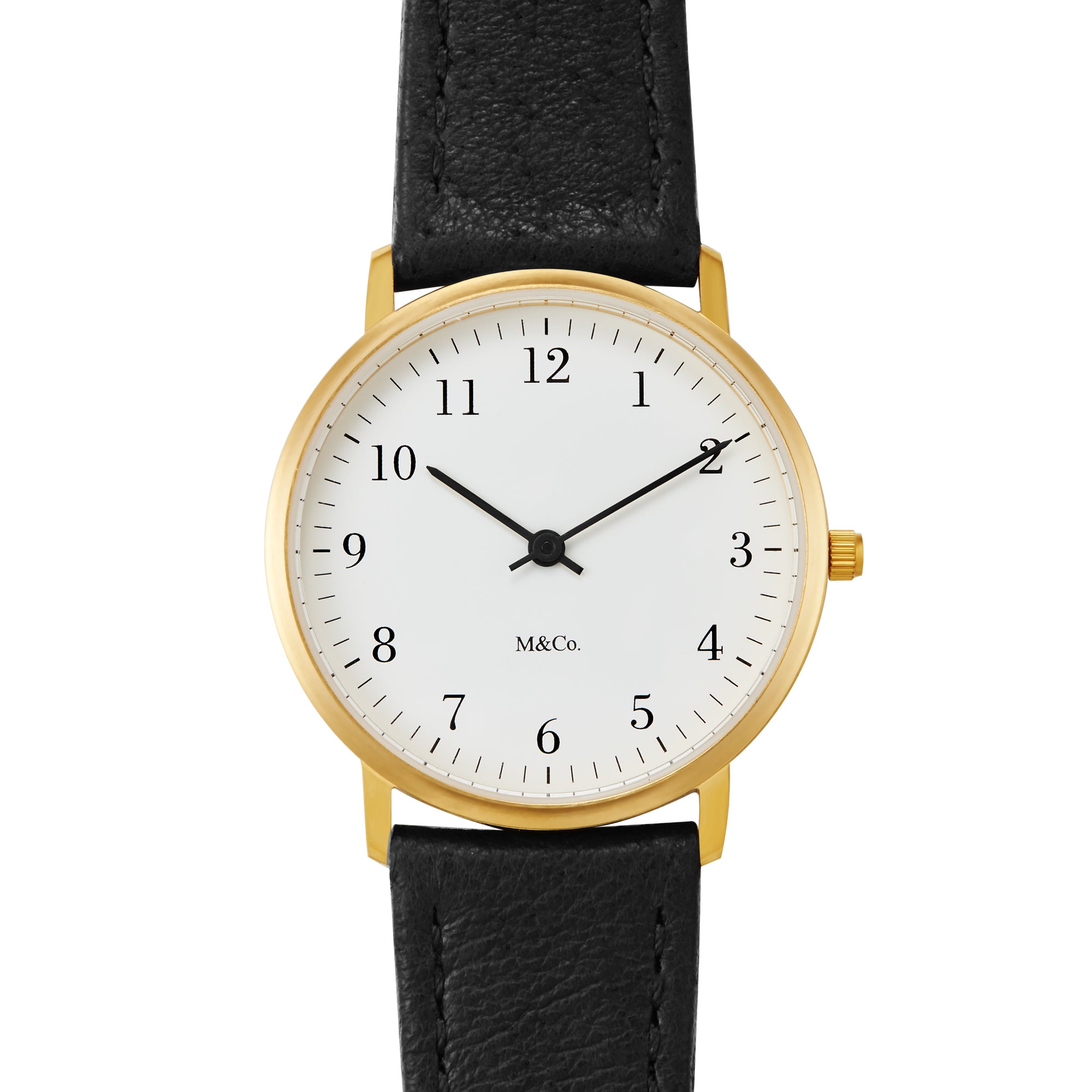 Bodoni Brass and Black | 33mm - Projects Watches